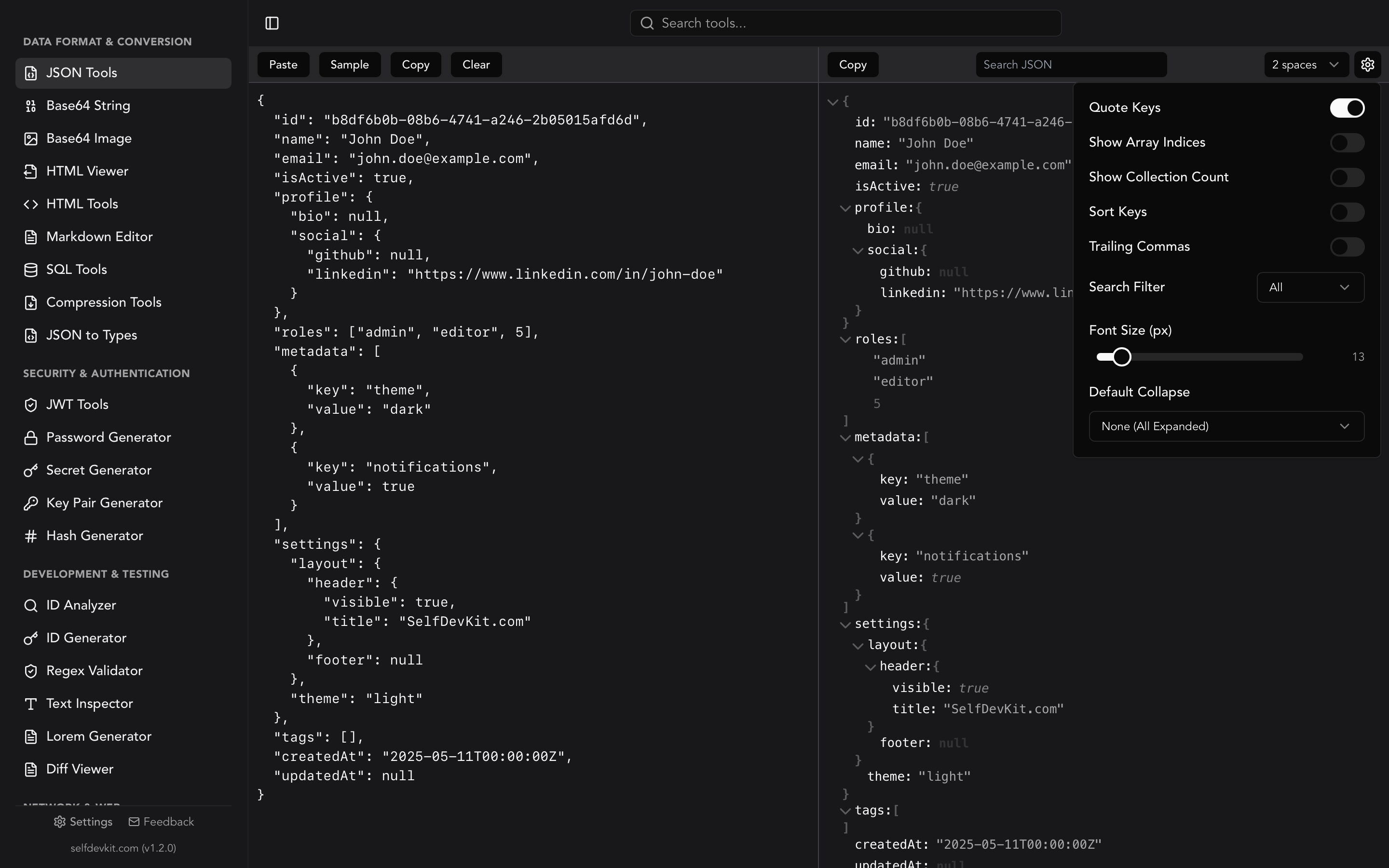 Cover Image for JSON Formatter, Viewer & Validator: The Complete Guide for Developers